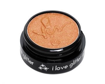 Sombra compacta com glitter Laranja