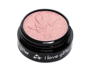 Sombra compacta com glitter Rosa